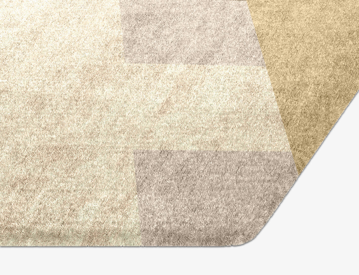 Lovat  Hexagon Hand Knotted Bamboo Silk Custom Rug by Rug Artisan
