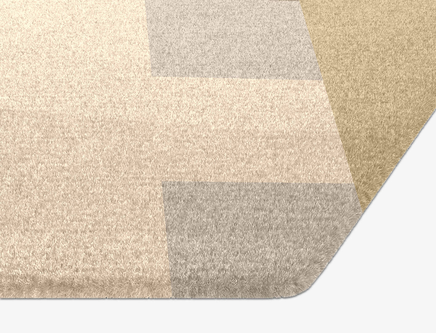 Lovat  Hexagon Hand Knotted Tibetan Wool Custom Rug by Rug Artisan
