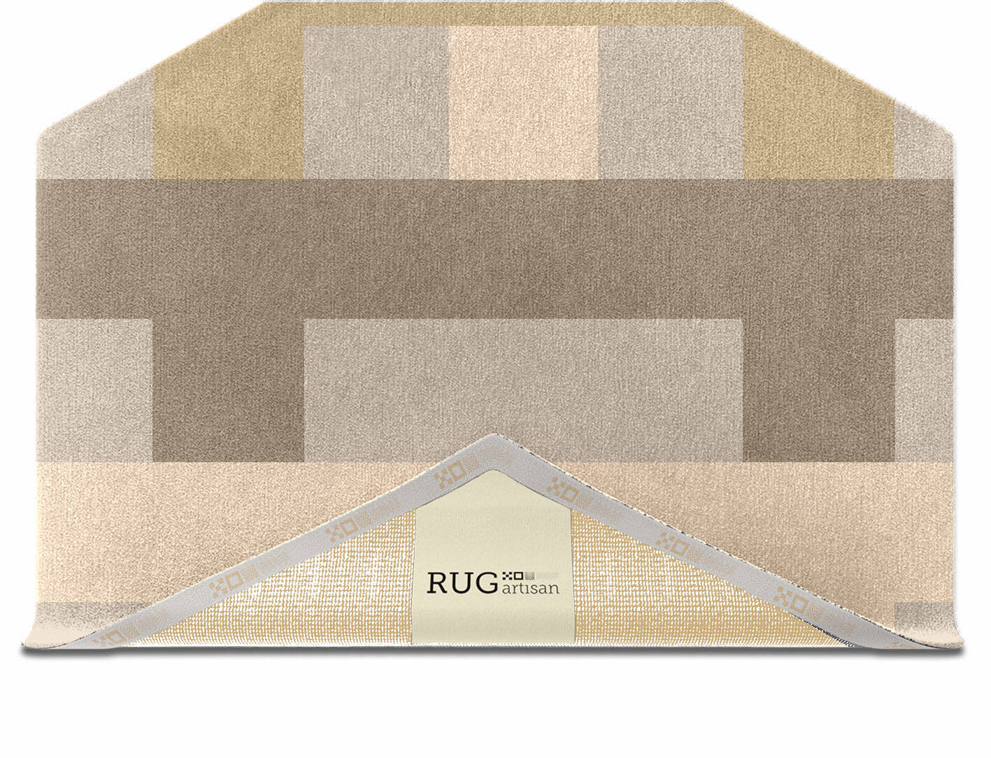 Lovat  Hexagon Hand Knotted Tibetan Wool Custom Rug by Rug Artisan