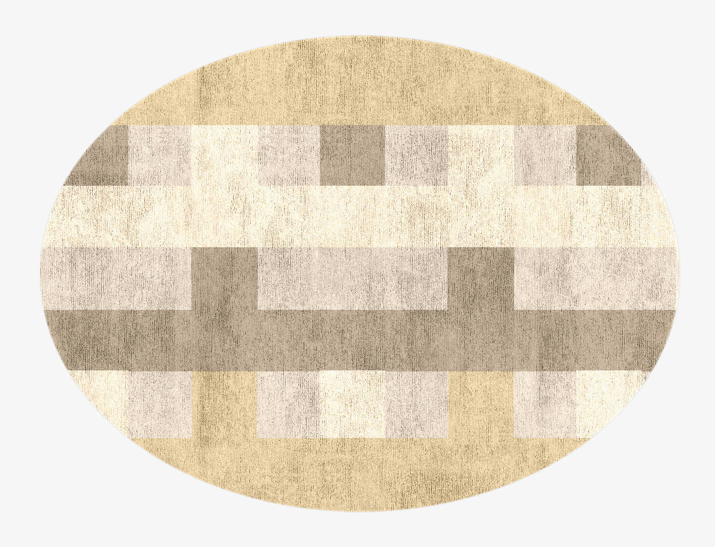 Lovat  Oval Hand Knotted Bamboo Silk Custom Rug by Rug Artisan
