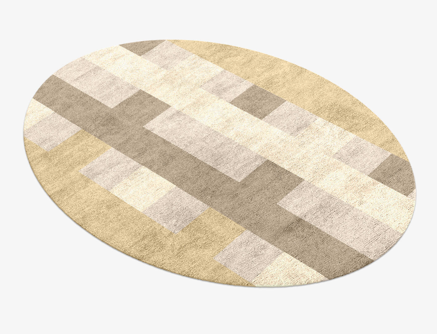 Lovat  Oval Hand Knotted Bamboo Silk Custom Rug by Rug Artisan