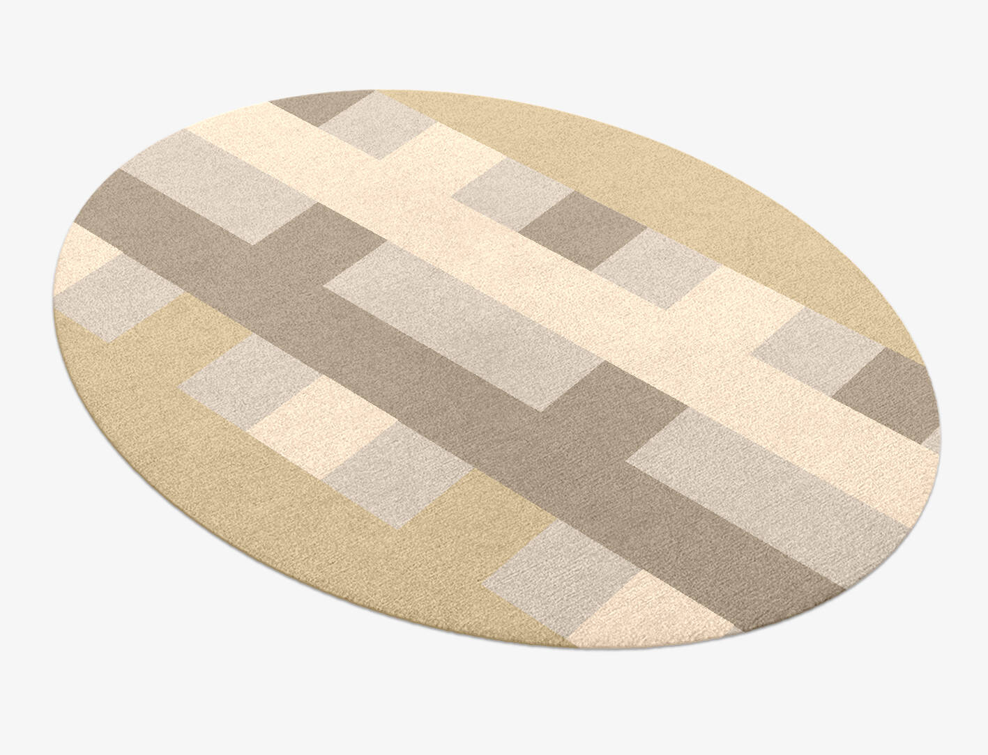 Lovat  Oval Hand Knotted Tibetan Wool Custom Rug by Rug Artisan