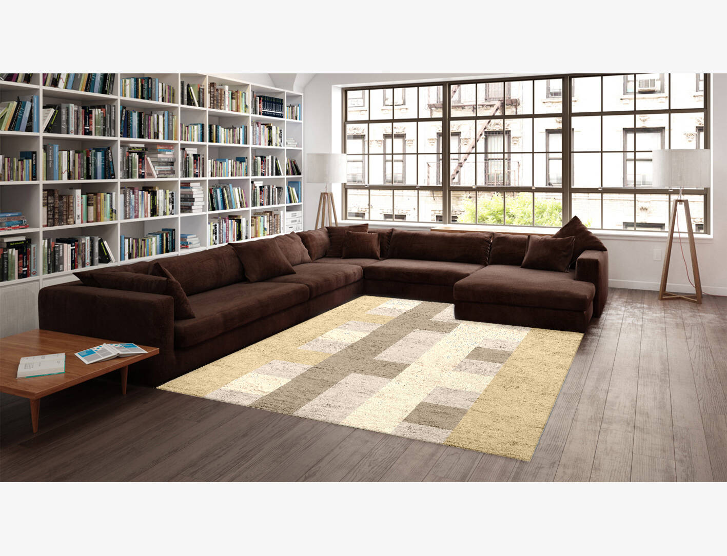 Lovat  Rectangle Hand Knotted Bamboo Silk Custom Rug by Rug Artisan
