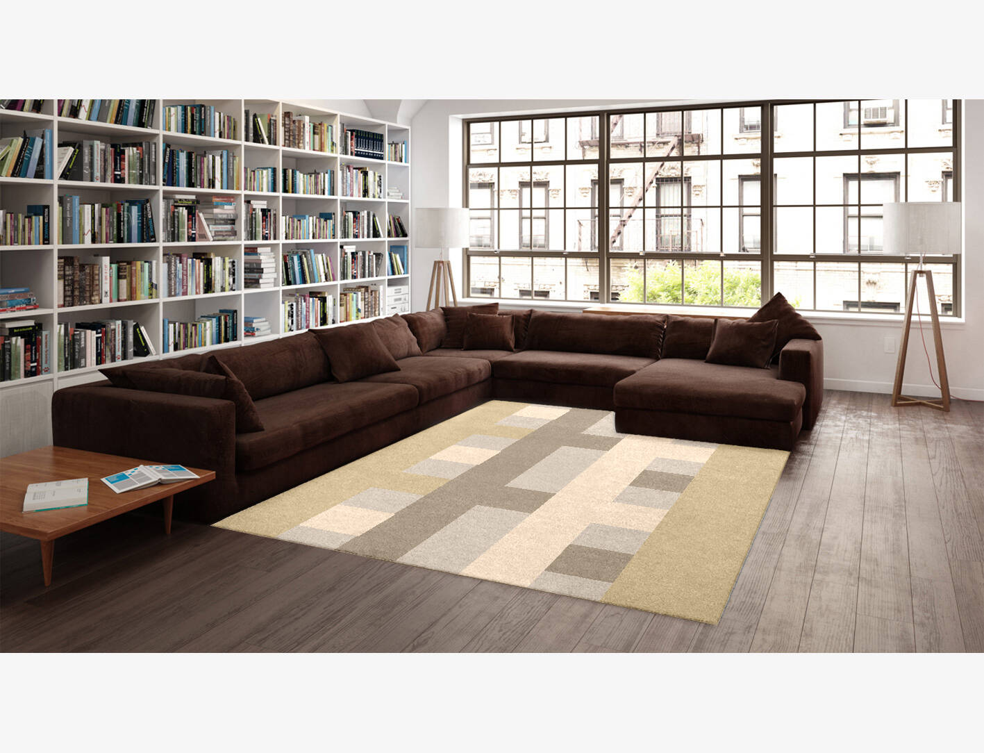 Lovat  Rectangle Hand Knotted Tibetan Wool Custom Rug by Rug Artisan