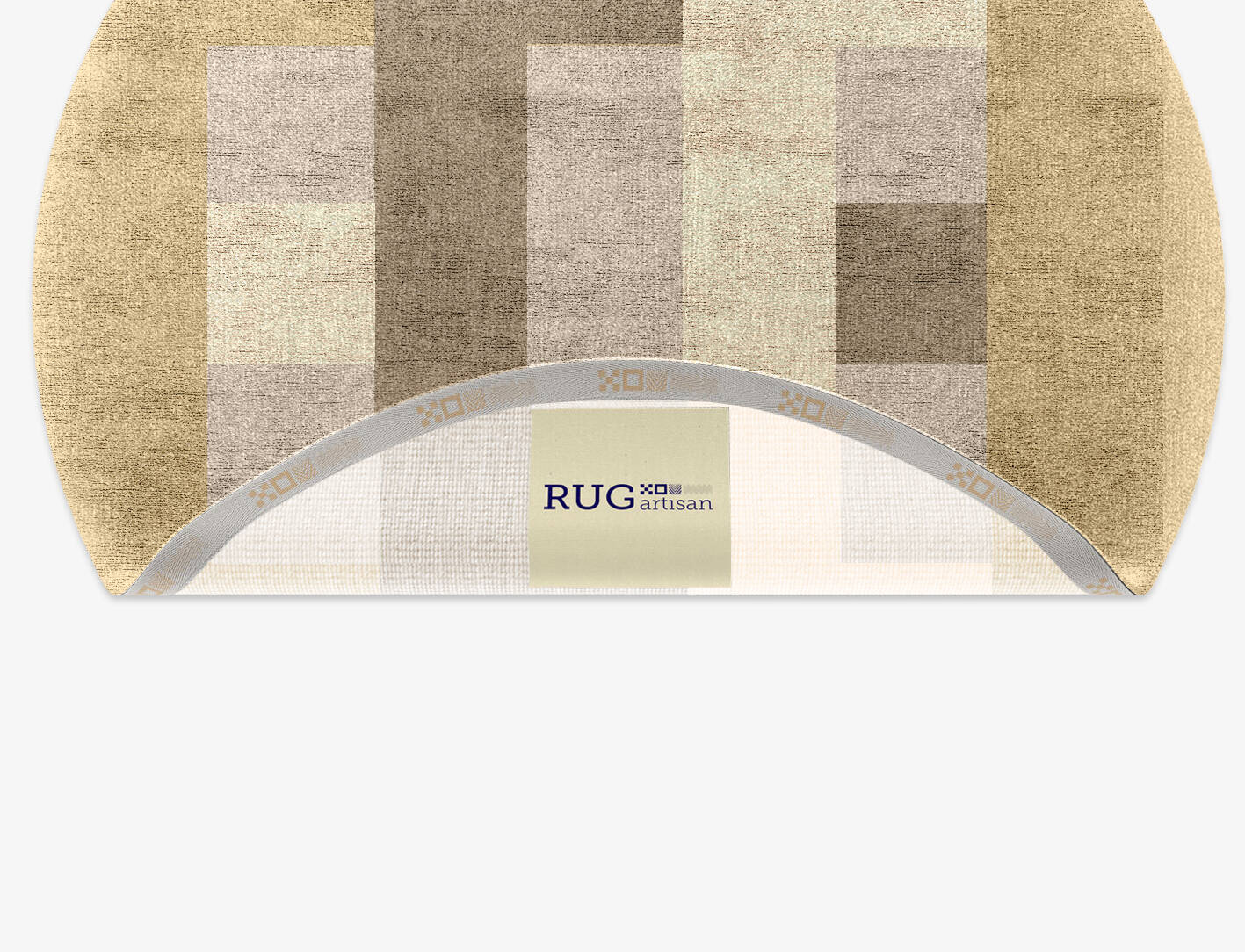 Lovat  Round Hand Knotted Bamboo Silk Custom Rug by Rug Artisan