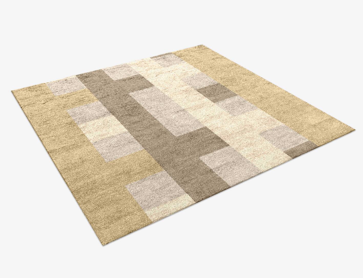 Lovat  Square Hand Knotted Bamboo Silk Custom Rug by Rug Artisan