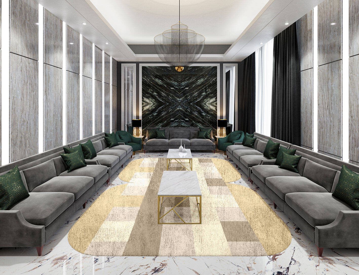 Lovat  Eight Hand Tufted Bamboo Silk Custom Rug by Rug Artisan