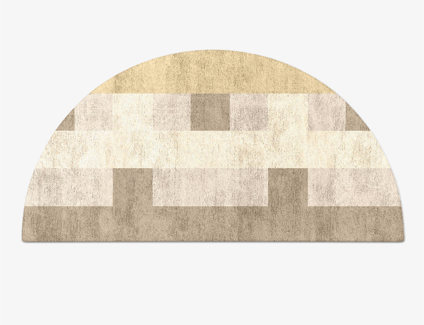 Lovat  Halfmoon Hand Tufted Bamboo Silk Custom Rug by Rug Artisan