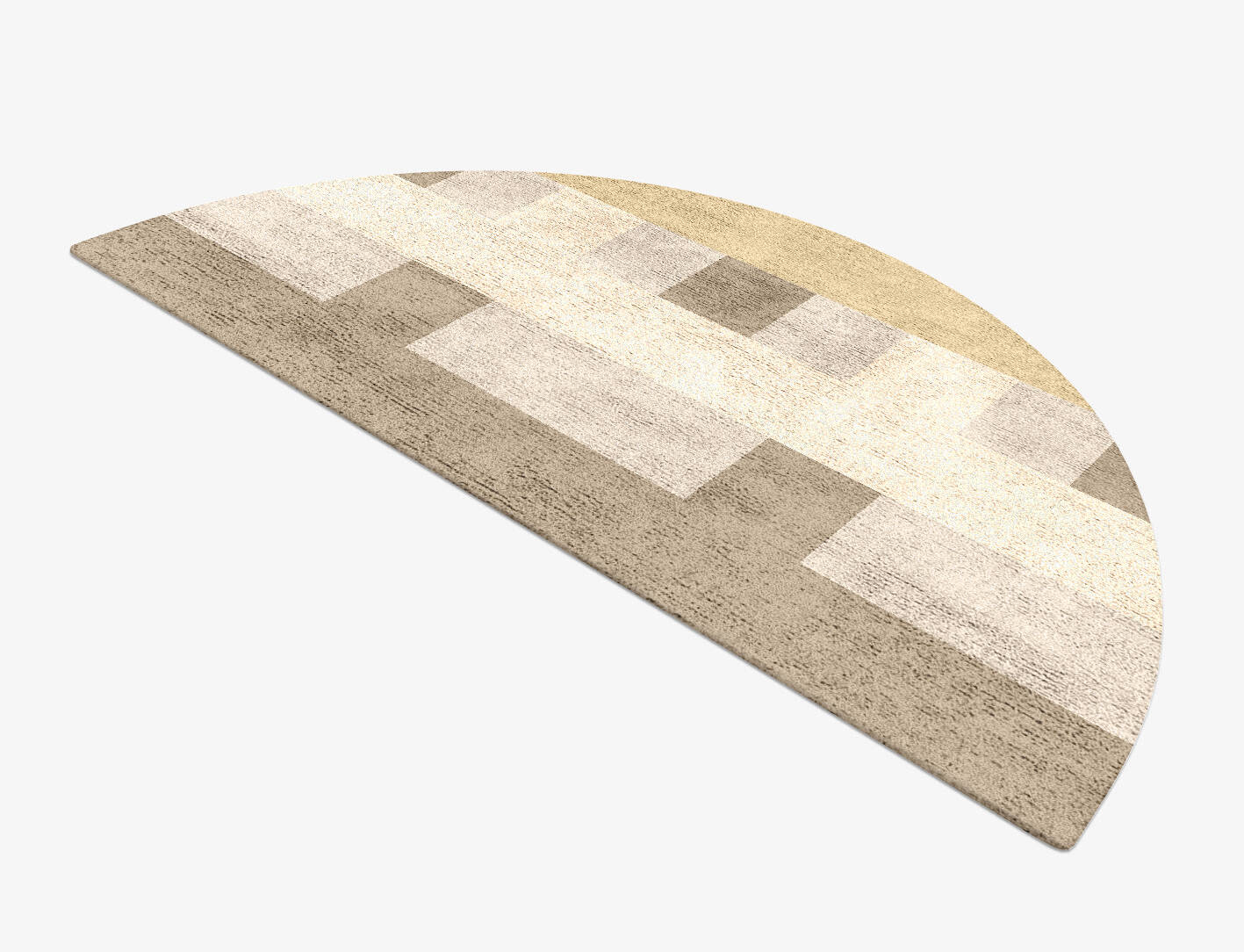 Lovat  Halfmoon Hand Tufted Bamboo Silk Custom Rug by Rug Artisan