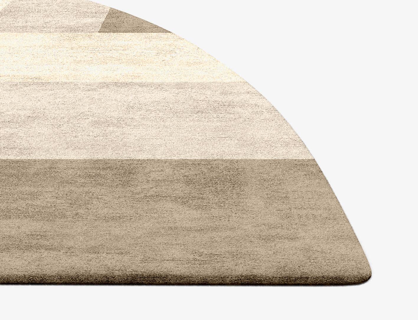 Lovat  Halfmoon Hand Tufted Bamboo Silk Custom Rug by Rug Artisan