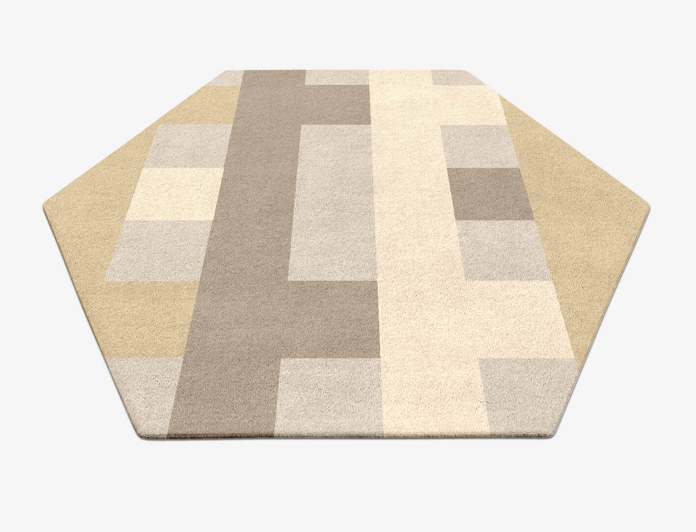 Lovat  Hexagon Hand Tufted Pure Wool Custom Rug by Rug Artisan