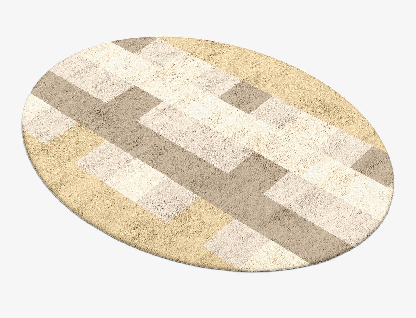 Lovat  Oval Hand Tufted Bamboo Silk Custom Rug by Rug Artisan