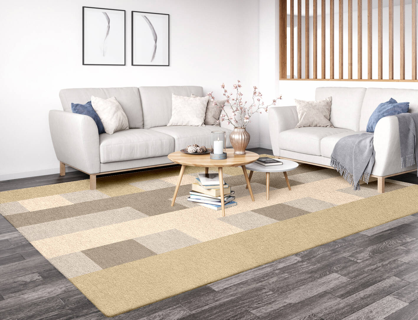 Lovat  Rectangle Hand Tufted Pure Wool Custom Rug by Rug Artisan
