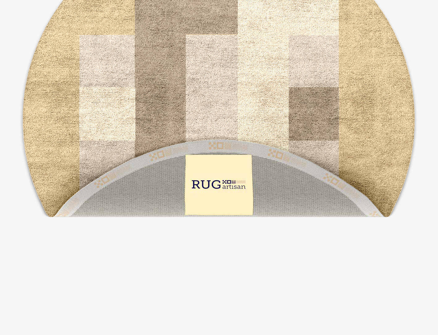 Lovat  Round Hand Tufted Bamboo Silk Custom Rug by Rug Artisan