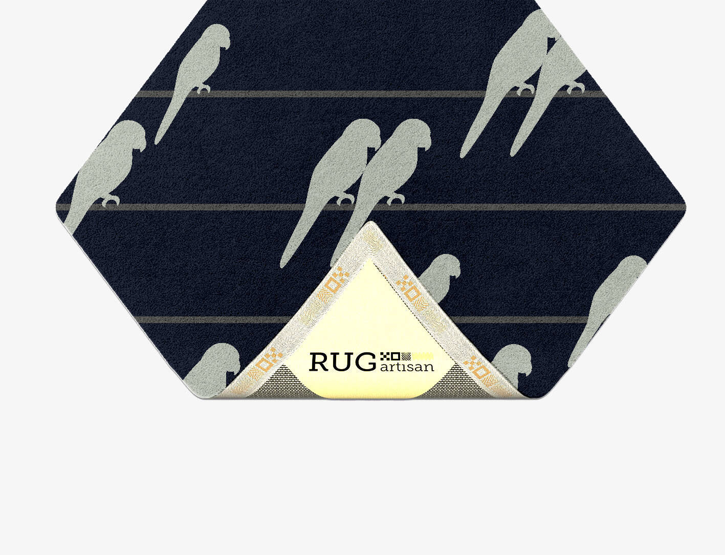 Lovebirds Kids Diamond Hand Tufted Pure Wool Custom Rug by Rug Artisan