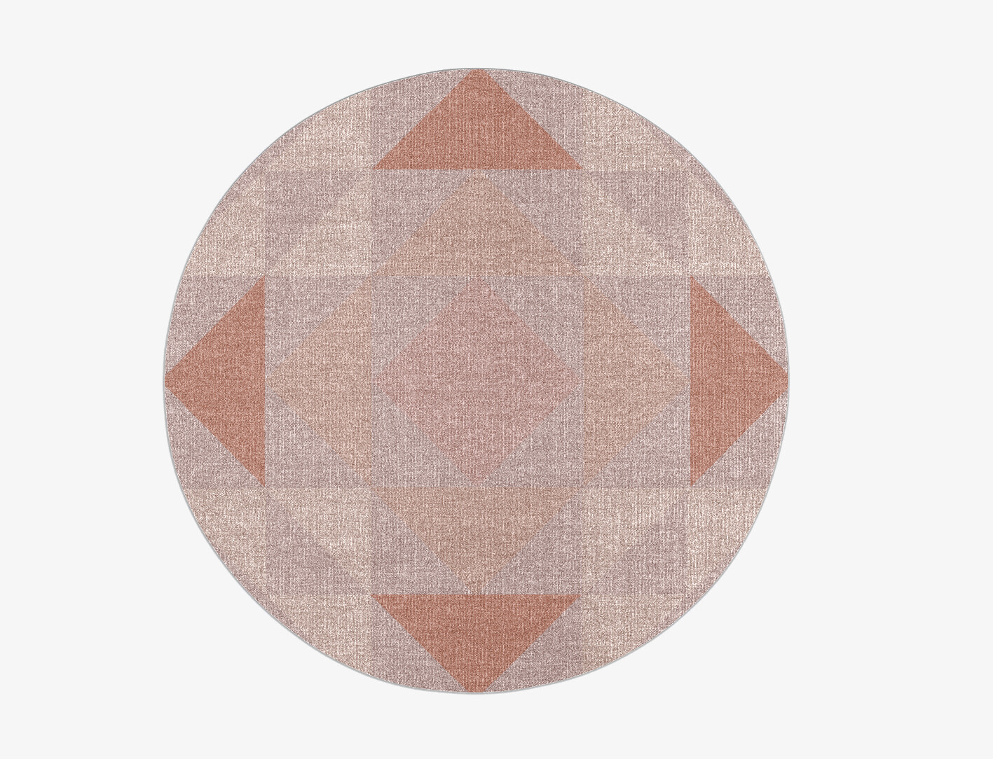 Lucent Minimalist Round Flatweave New Zealand Wool Custom Rug by Rug Artisan