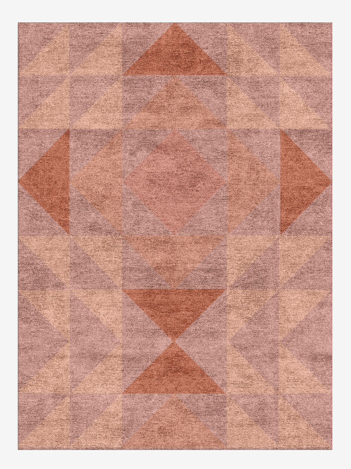 Lucent Minimalist Rectangle Hand Knotted Bamboo Silk Custom Rug by Rug Artisan