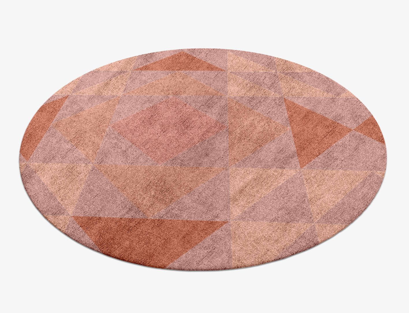 Lucent Minimalist Round Hand Knotted Bamboo Silk Custom Rug by Rug Artisan