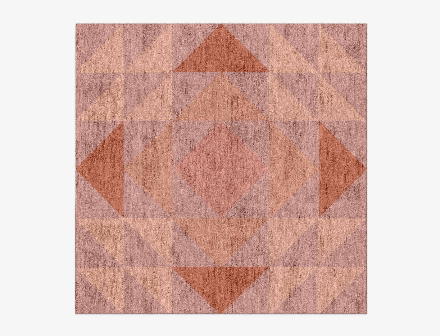 Lucent Minimalist Square Hand Knotted Bamboo Silk Custom Rug by Rug Artisan