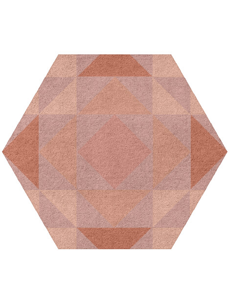 Lucent Minimalist Hexagon Hand Tufted Pure Wool Custom Rug by Rug Artisan