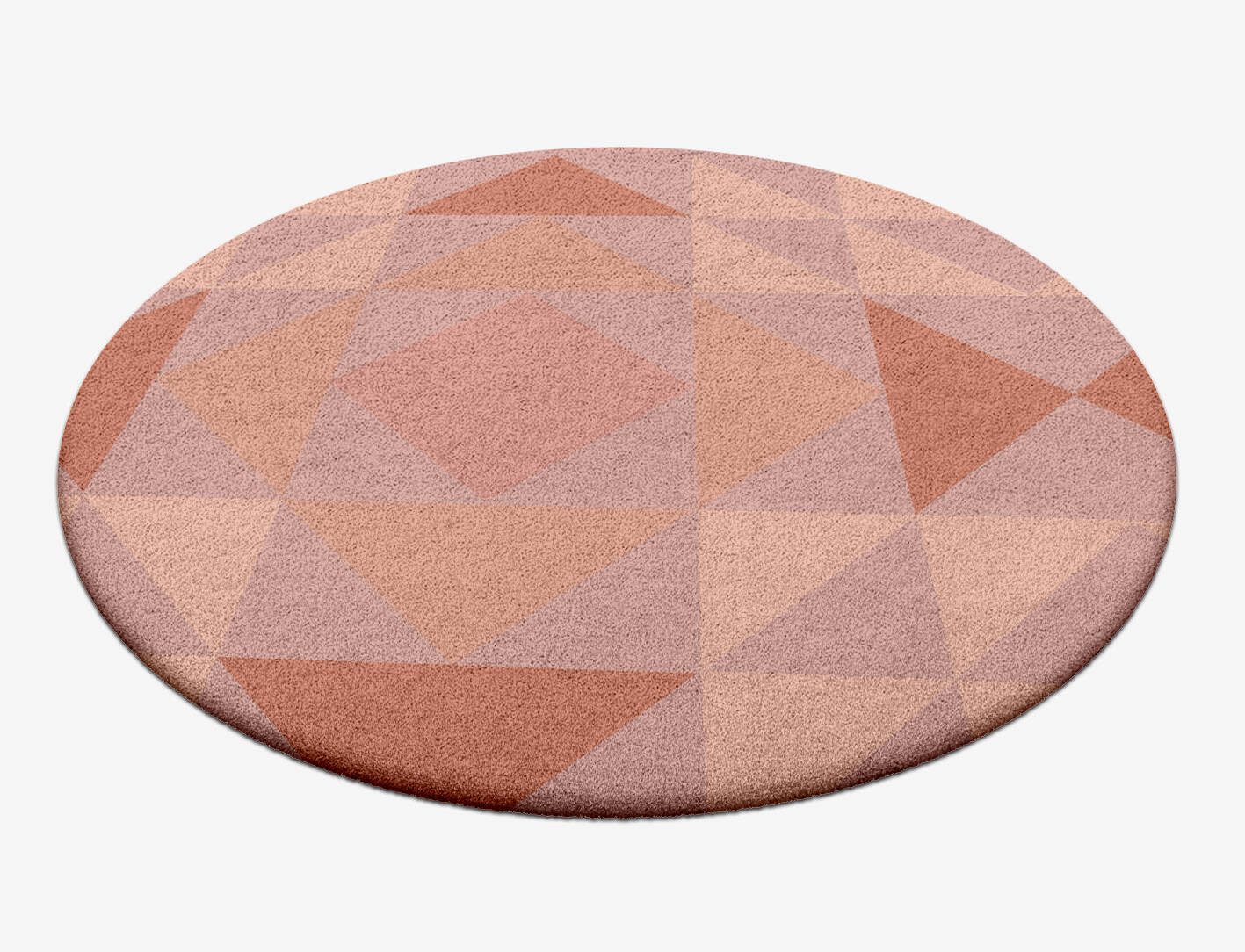 Lucent Minimalist Round Hand Tufted Pure Wool Custom Rug by Rug Artisan