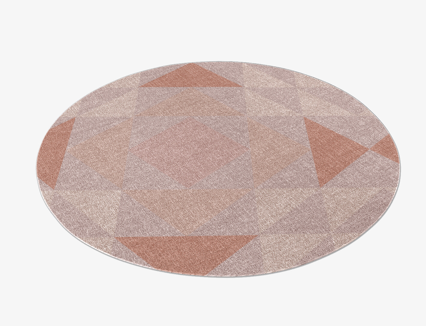 Lucent Minimalist Round Outdoor Recycled Yarn Custom Rug by Rug Artisan