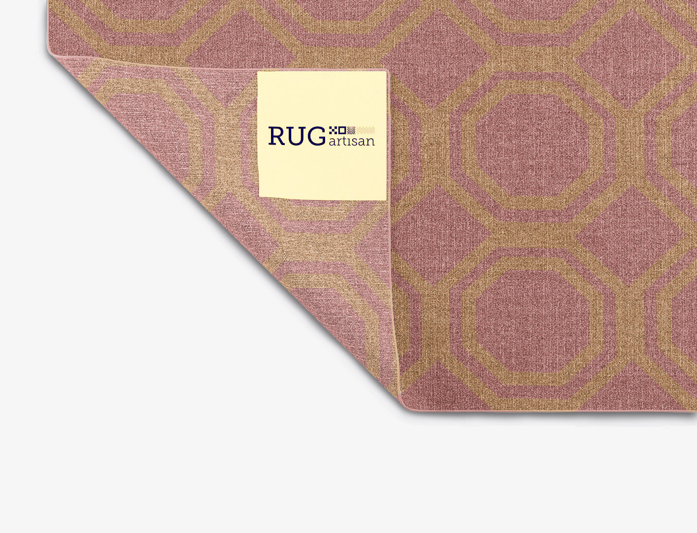 Ludic Minimalist Rectangle Flatweave New Zealand Wool Custom Rug by Rug Artisan