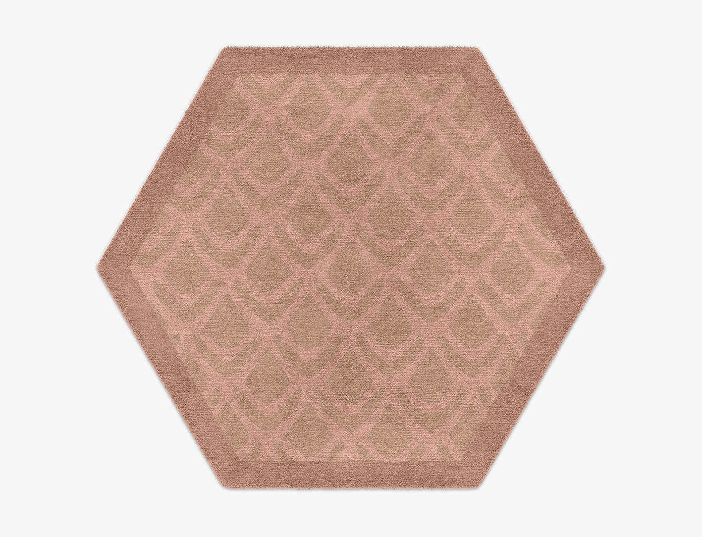 Lumos Geometric Hexagon Hand Knotted Tibetan Wool Custom Rug by Rug Artisan