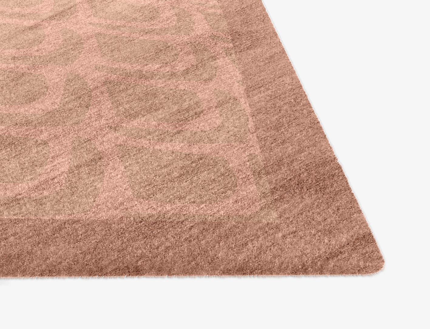 Lumos Geometric Ogee Hand Knotted Bamboo Silk Custom Rug by Rug Artisan