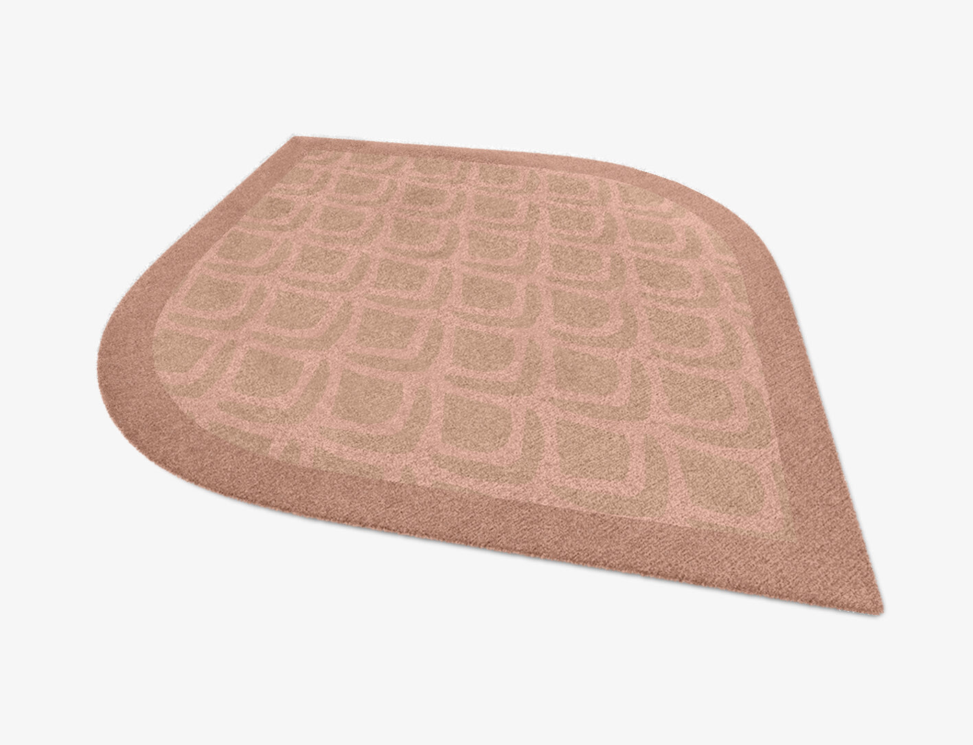 Lumos Geometric Ogee Hand Knotted Tibetan Wool Custom Rug by Rug Artisan