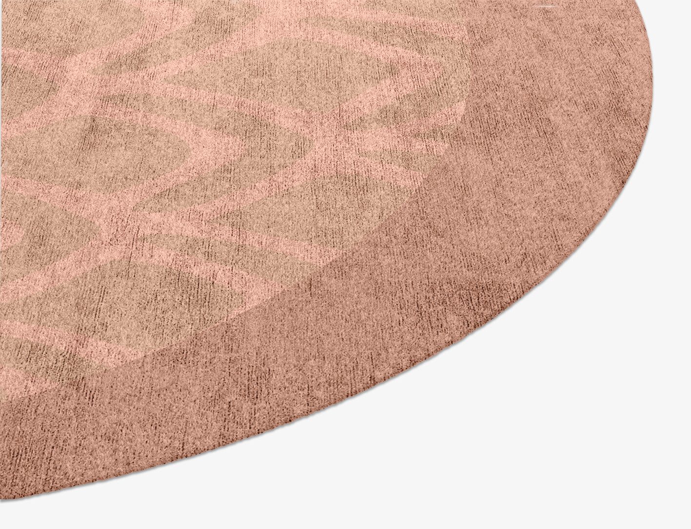 Lumos Geometric Oval Hand Knotted Bamboo Silk Custom Rug by Rug Artisan