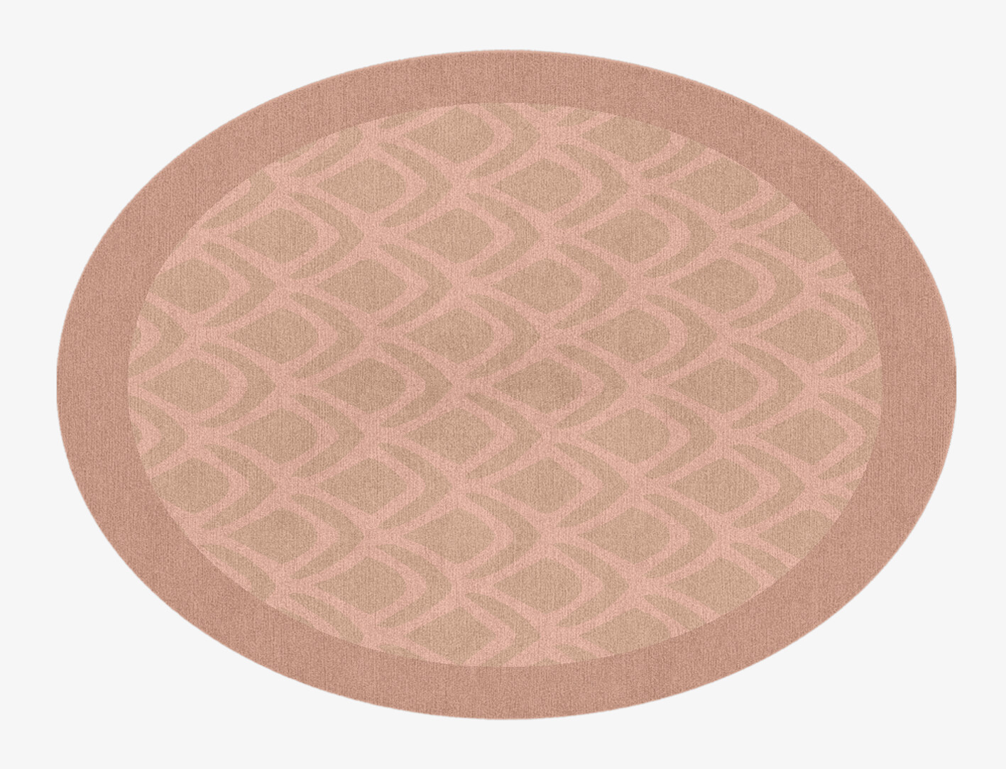 Lumos Geometric Oval Hand Knotted Tibetan Wool Custom Rug by Rug Artisan