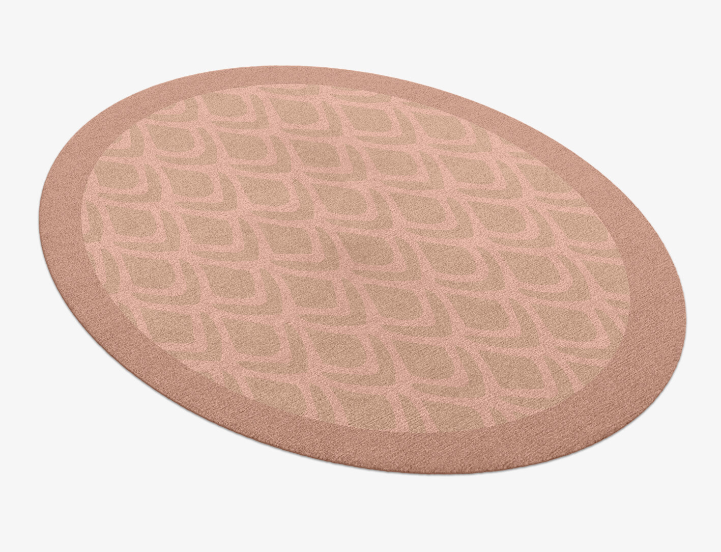 Lumos Geometric Oval Hand Knotted Tibetan Wool Custom Rug by Rug Artisan