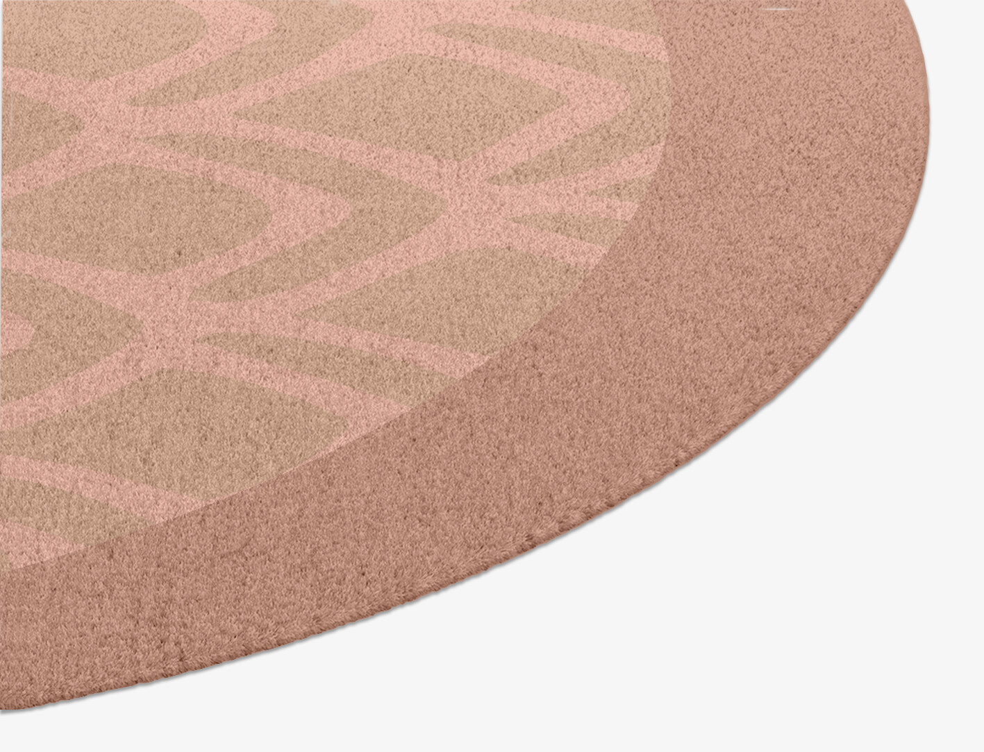 Lumos Geometric Oval Hand Knotted Tibetan Wool Custom Rug by Rug Artisan