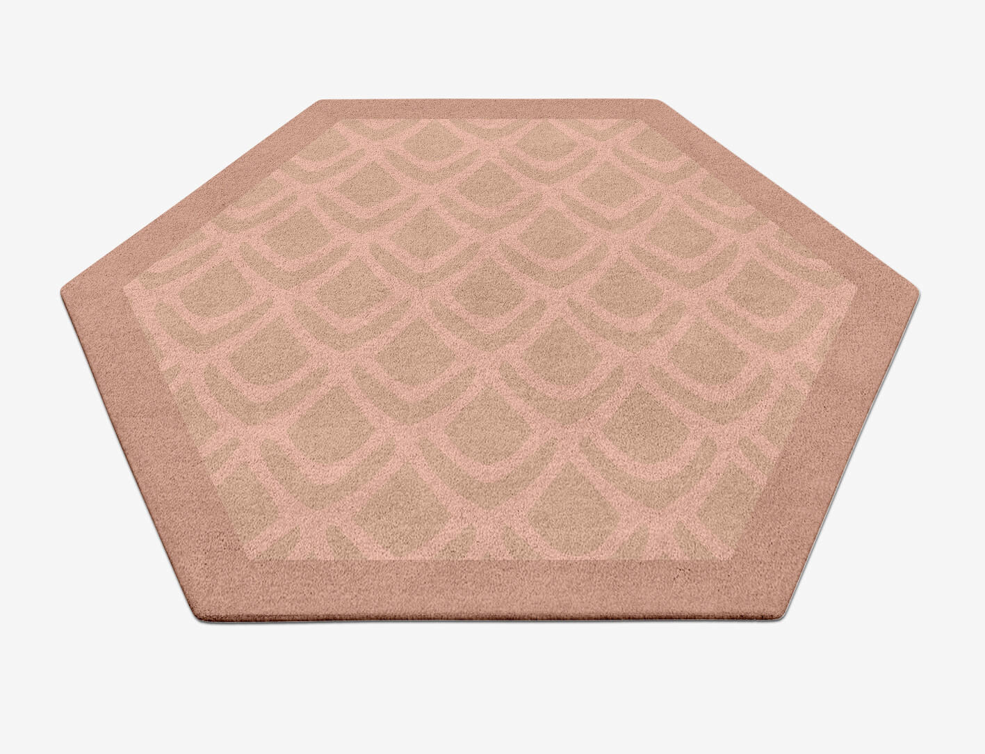 Lumos Geometric Hexagon Hand Tufted Pure Wool Custom Rug by Rug Artisan