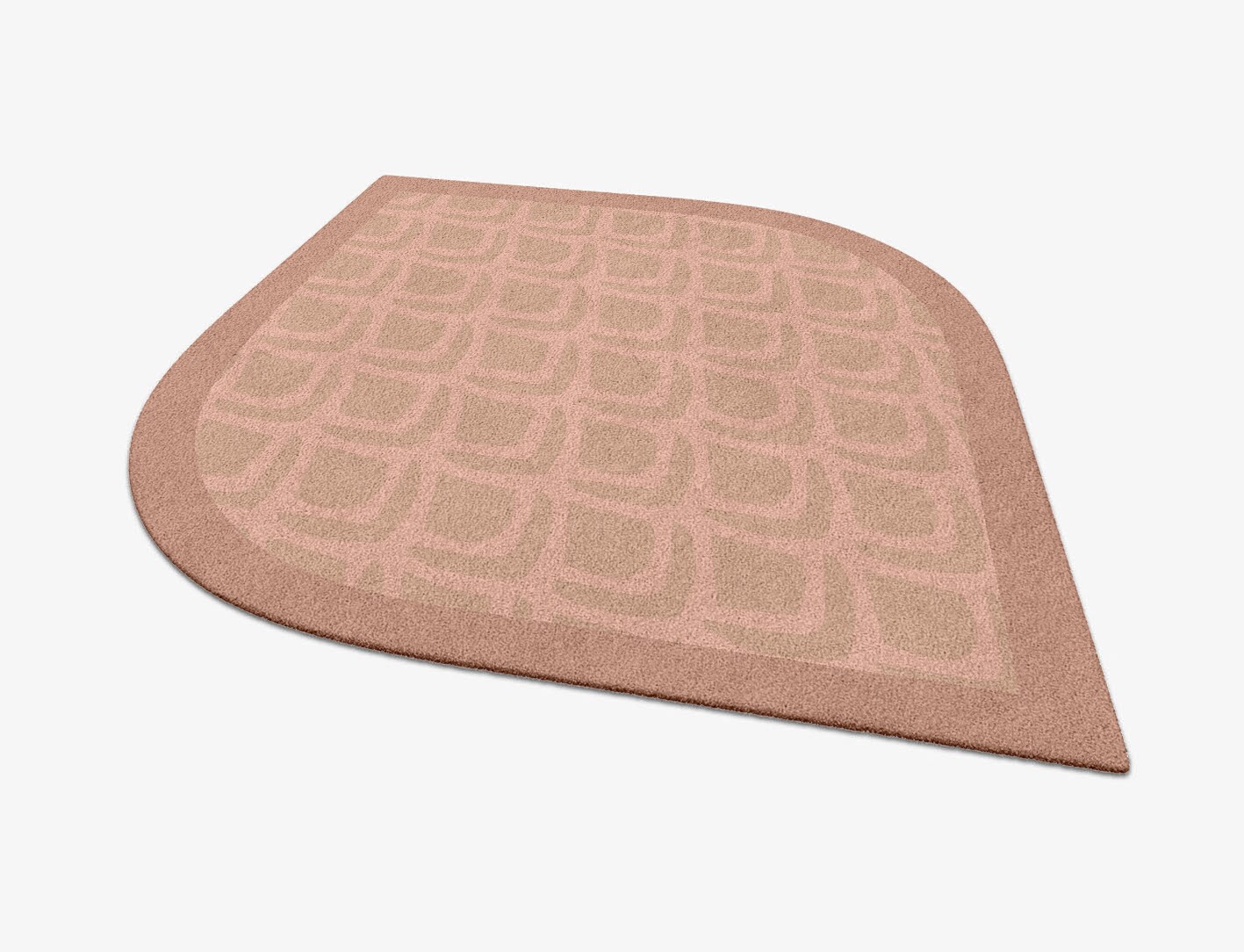 Lumos Geometric Ogee Hand Tufted Pure Wool Custom Rug by Rug Artisan