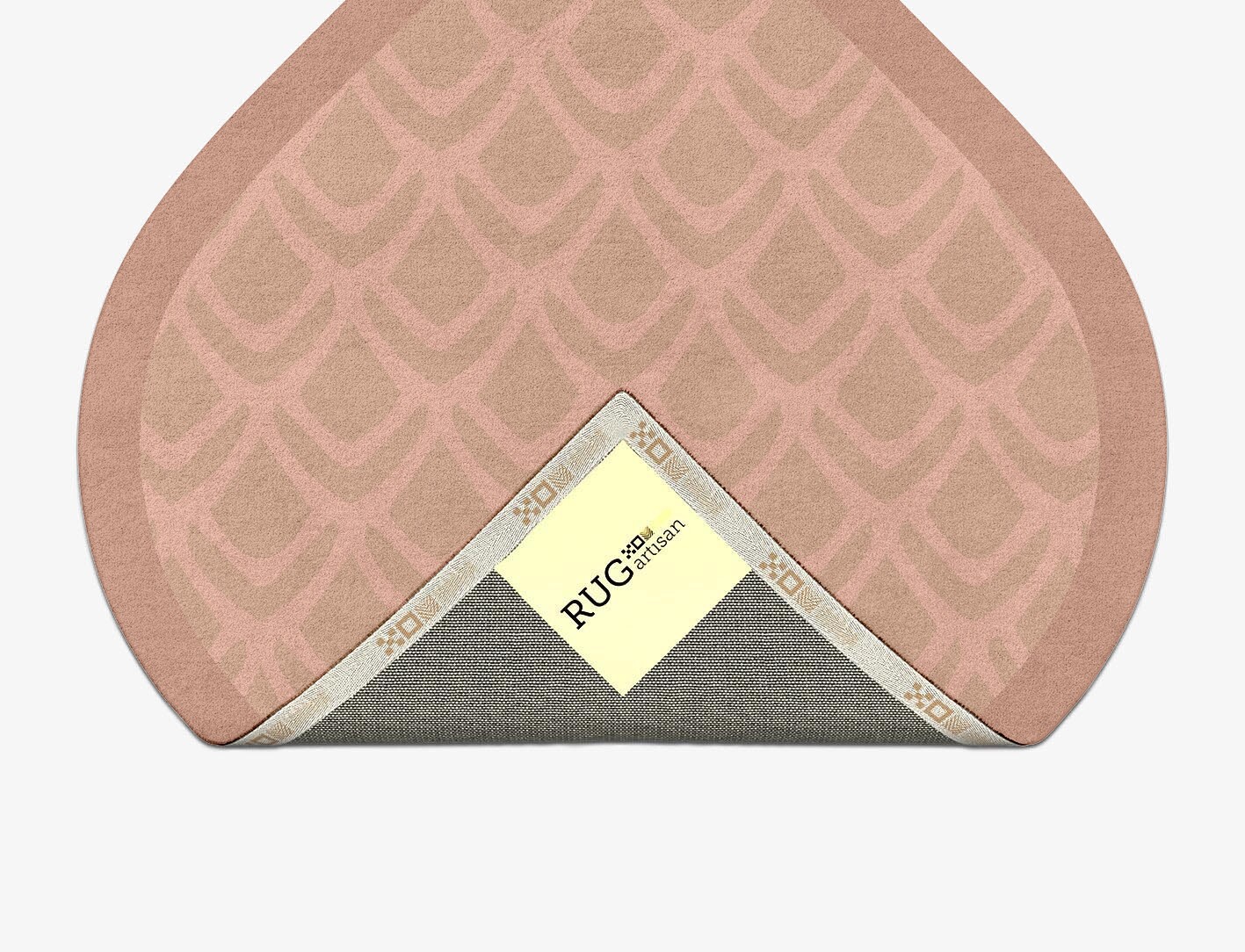 Lumos Geometric Ogee Hand Tufted Pure Wool Custom Rug by Rug Artisan