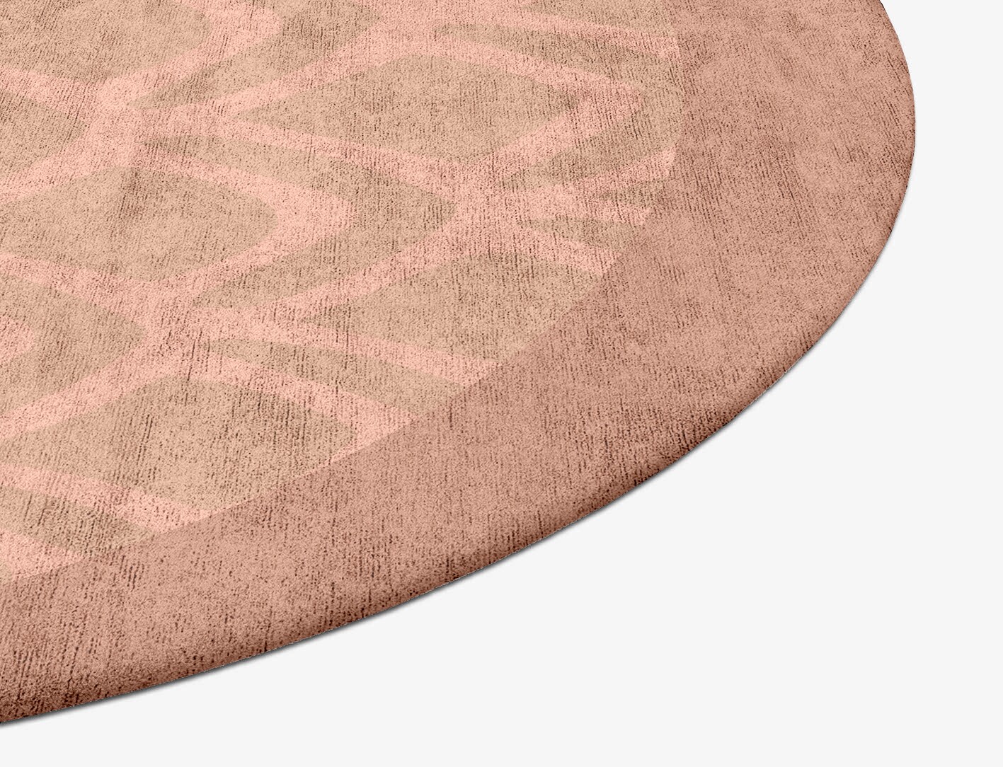 Lumos Geometric Oval Hand Tufted Bamboo Silk Custom Rug by Rug Artisan