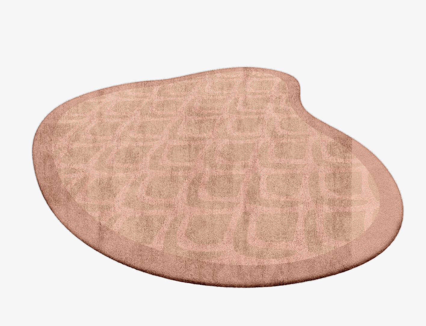 Lumos Geometric Splash Hand Tufted Bamboo Silk Custom Rug by Rug Artisan