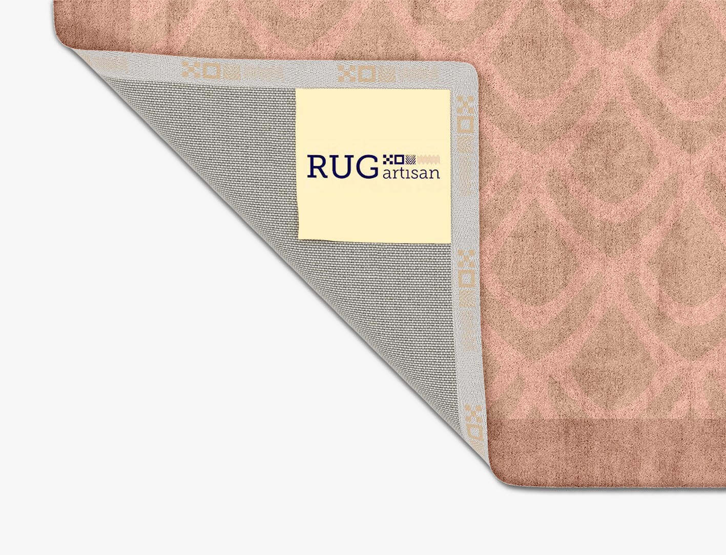 Lumos Geometric Square Hand Tufted Bamboo Silk Custom Rug by Rug Artisan