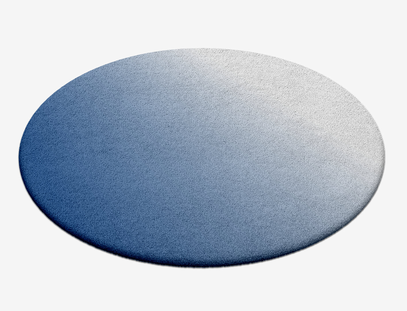 Lunar Ombre Round Hand Tufted Pure Wool Custom Rug by Rug Artisan