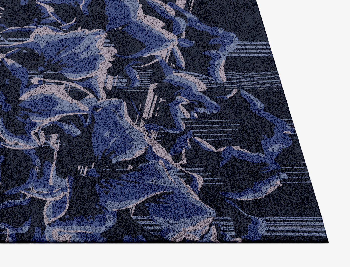Lynae Floral Rectangle Hand Knotted Bamboo Silk Custom Rug by Rug Artisan