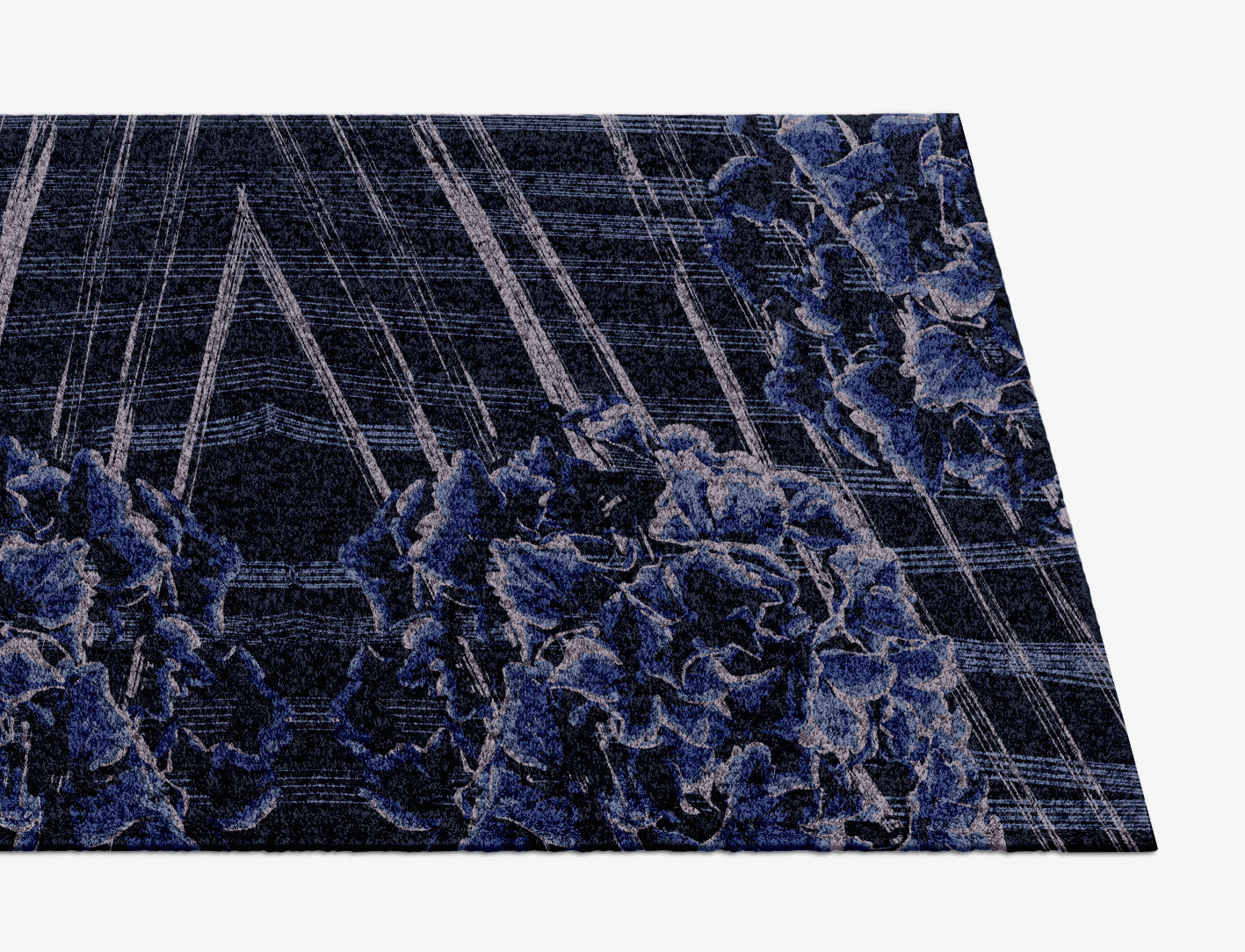 Lynae Floral Runner Hand Knotted Tibetan Wool Custom Rug by Rug Artisan
