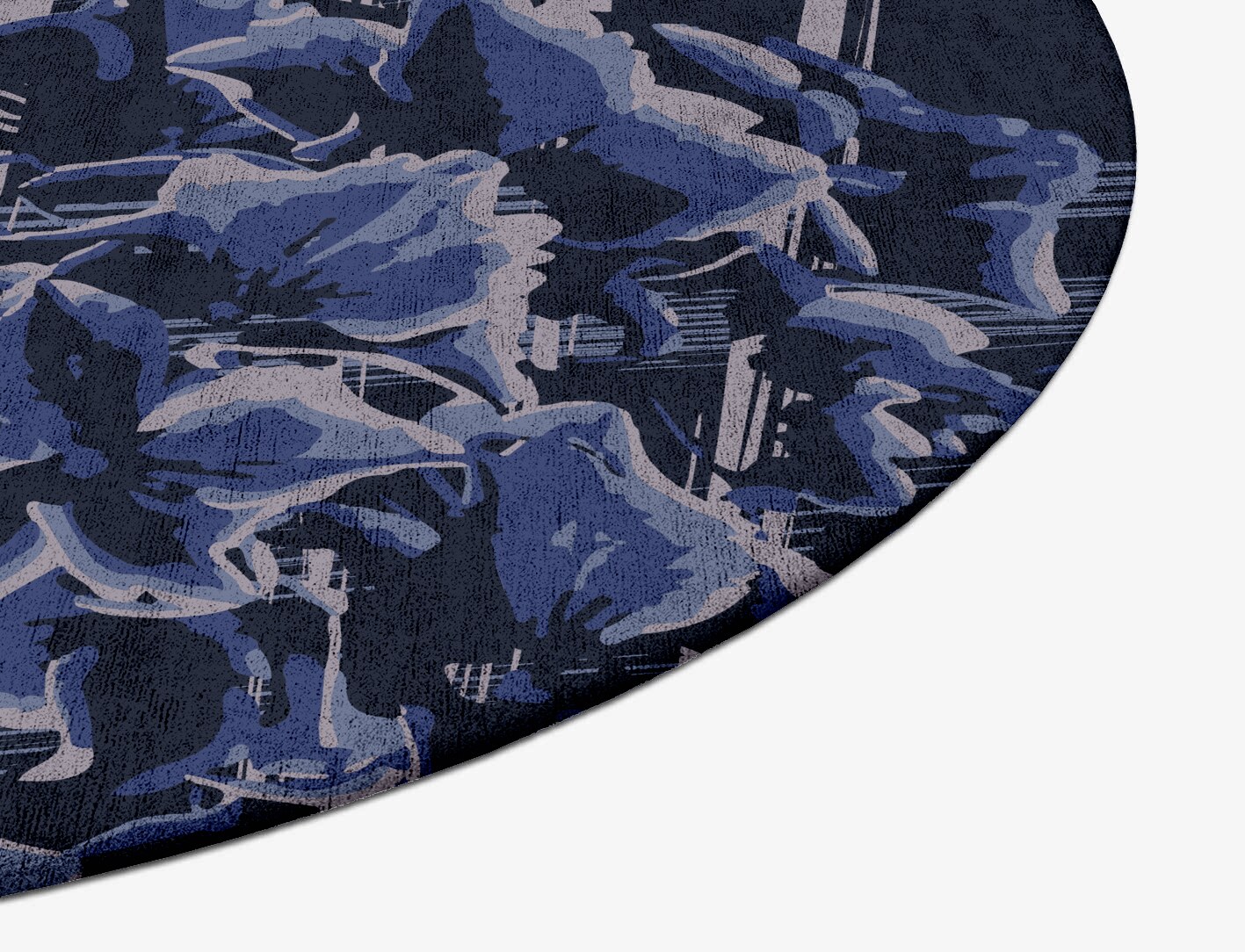 Lynae Floral Oval Hand Tufted Bamboo Silk Custom Rug by Rug Artisan