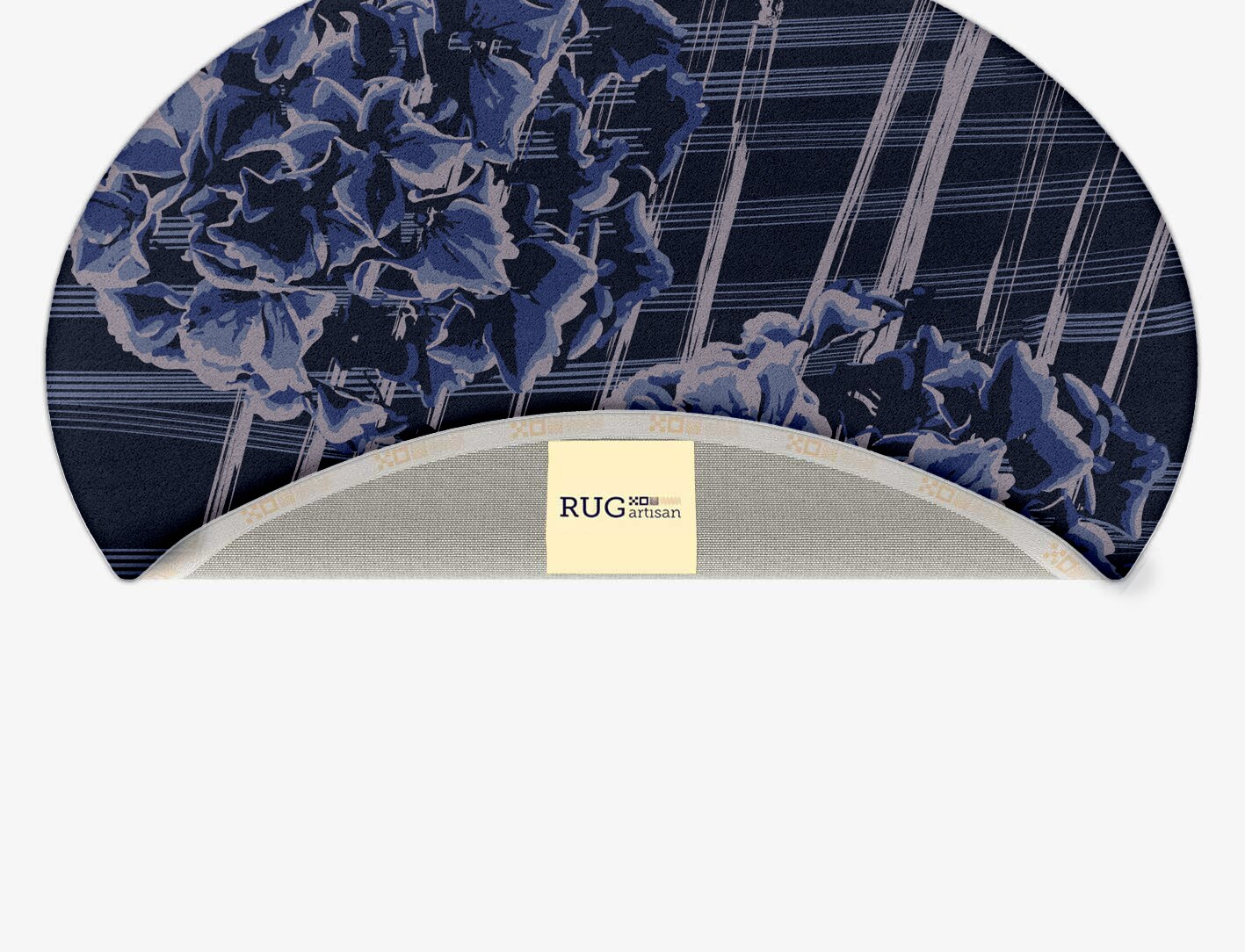 Lynae Floral Oval Hand Tufted Pure Wool Custom Rug by Rug Artisan