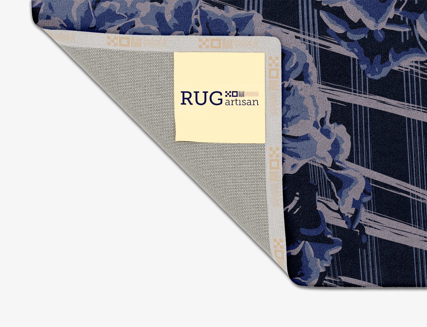 Lynae Floral Square Hand Tufted Pure Wool Custom Rug by Rug Artisan