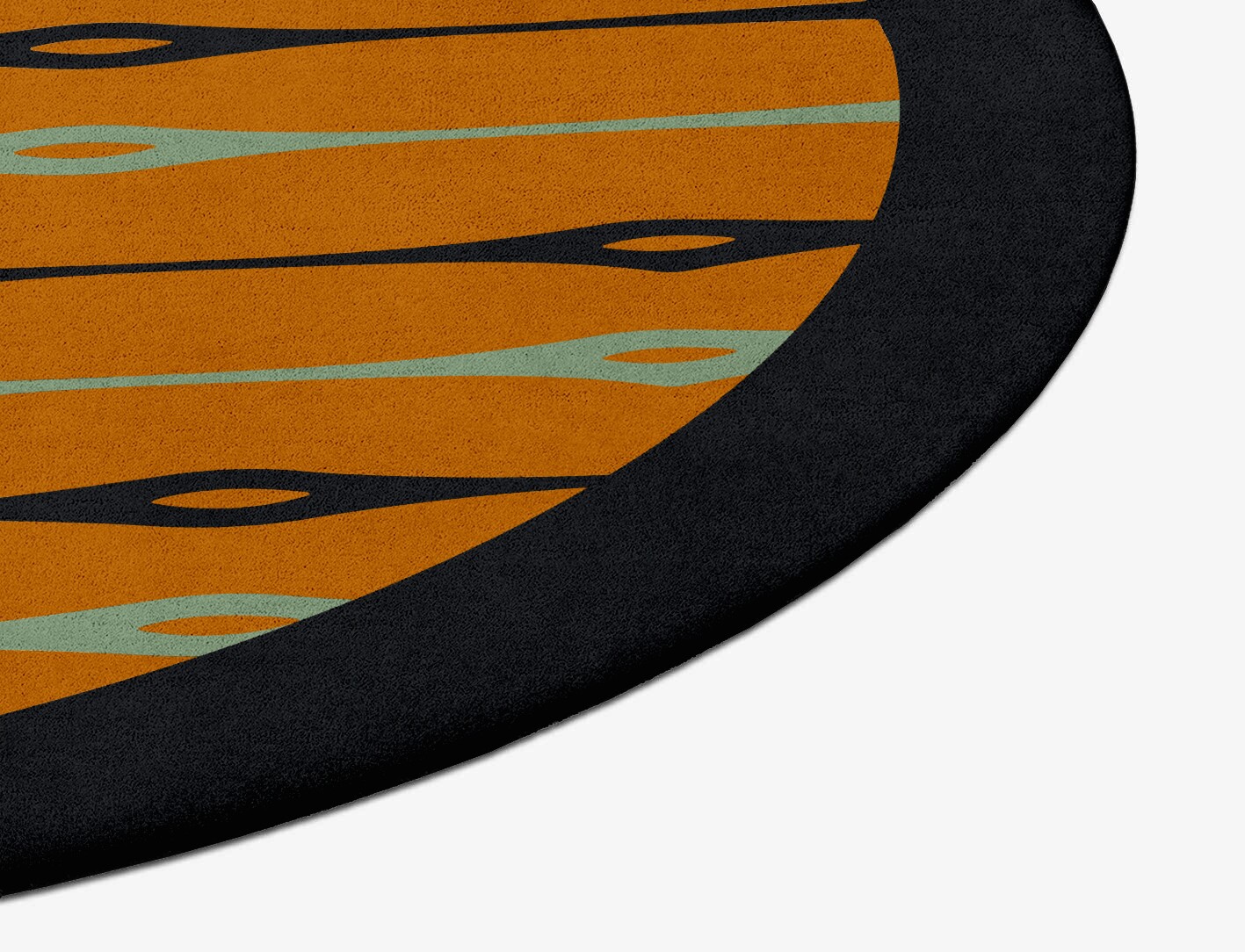 Lyre Geometric Oval Hand Tufted Pure Wool Custom Rug by Rug Artisan