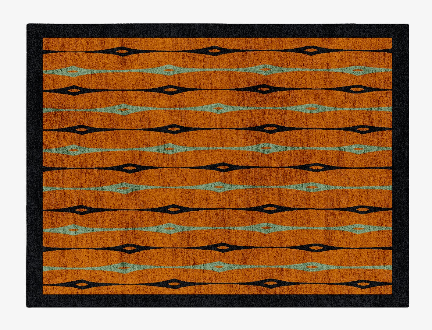 Lyre Geometric Rectangle Hand Tufted Bamboo Silk Custom Rug by Rug Artisan