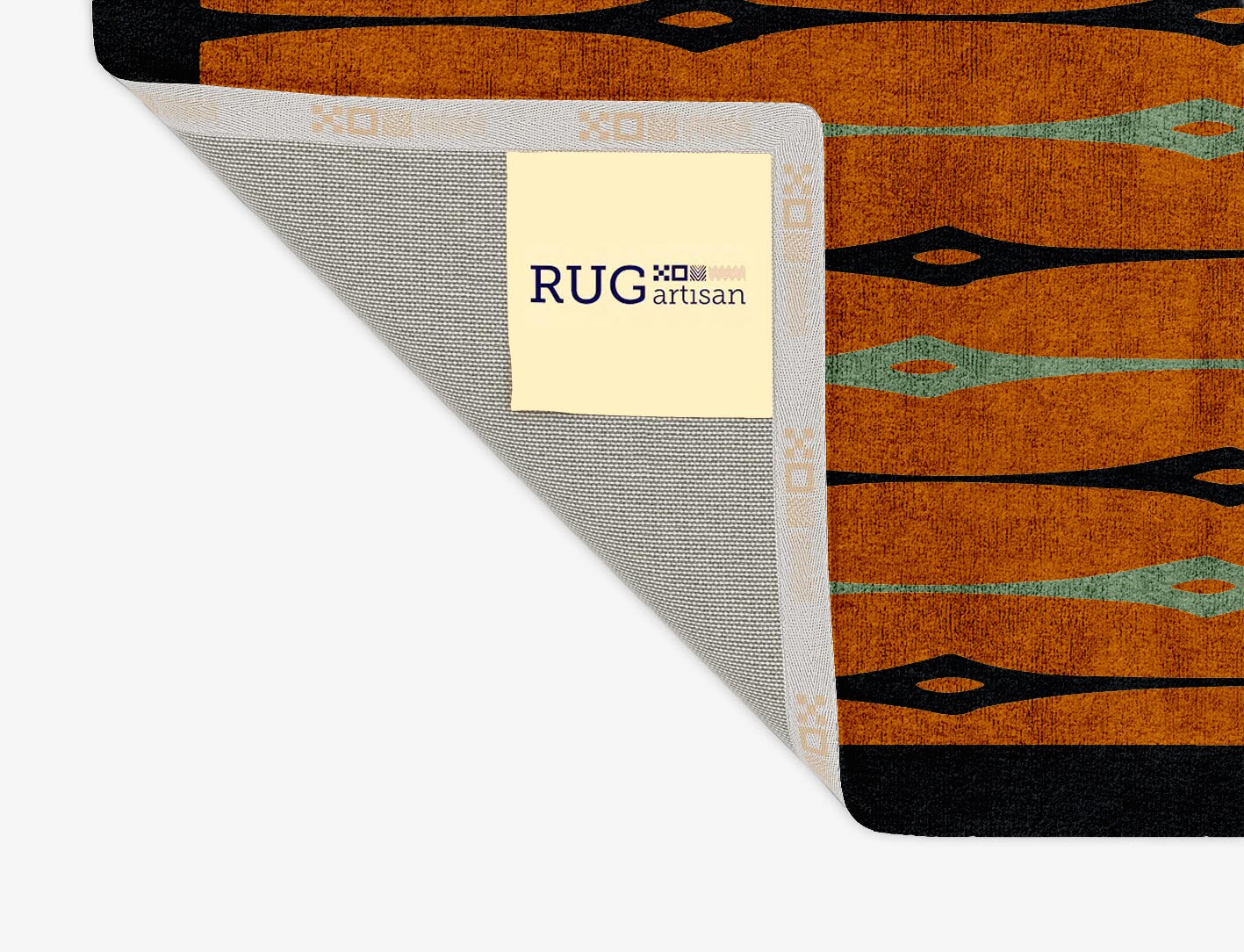 Lyre Geometric Rectangle Hand Tufted Bamboo Silk Custom Rug by Rug Artisan