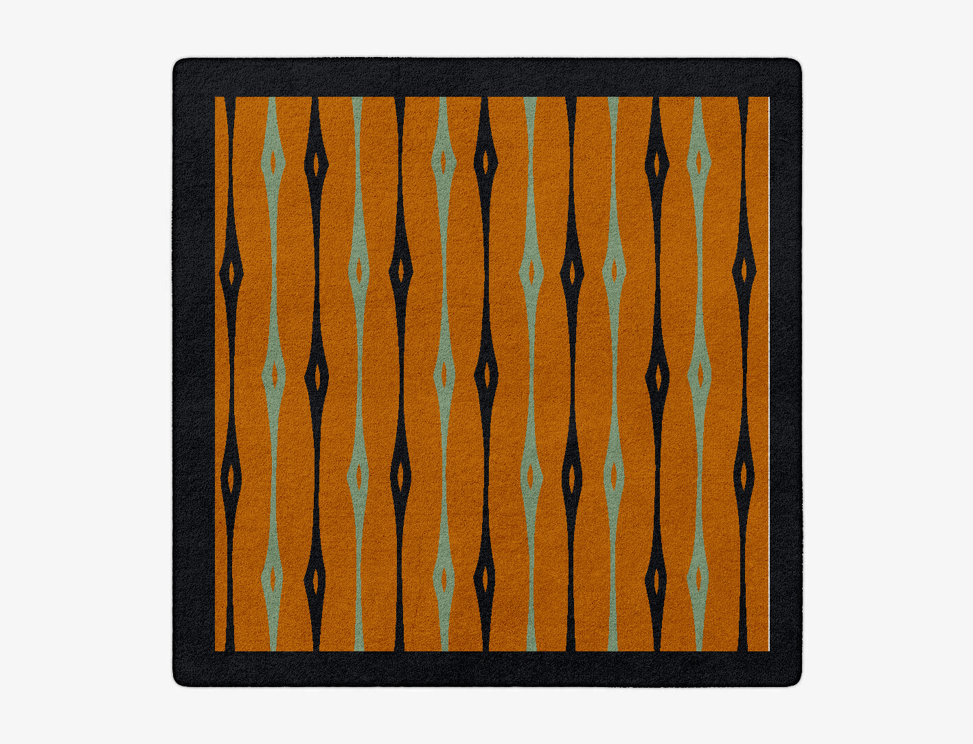 Lyre Geometric Square Hand Tufted Pure Wool Custom Rug by Rug Artisan